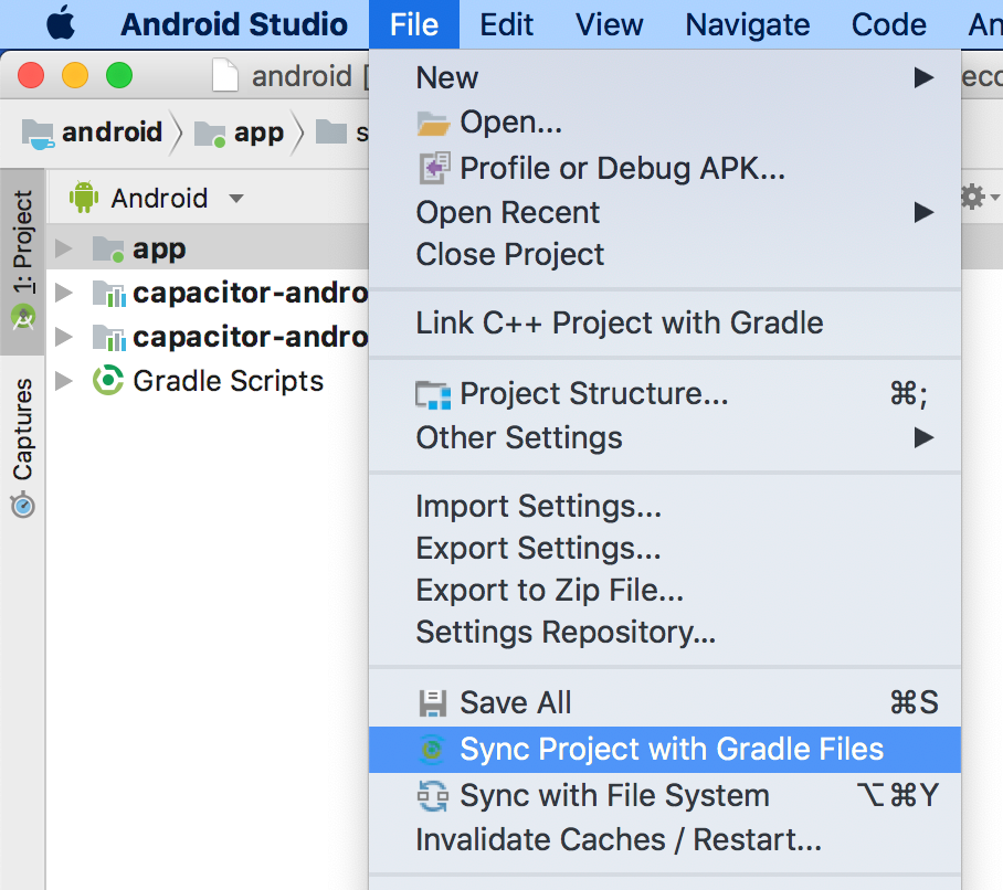 Sync Gradle